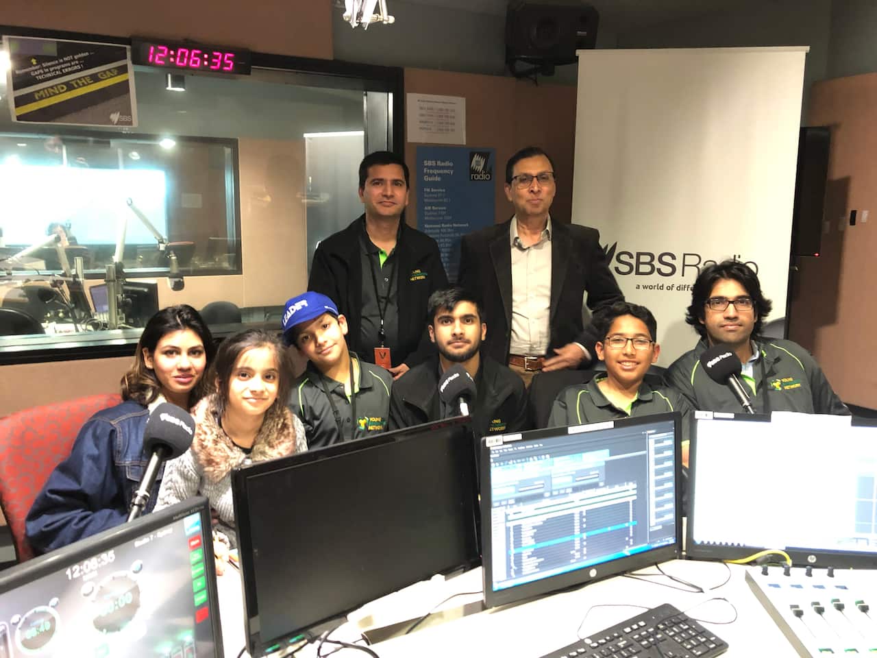 YIA Team at SBS Sydney Studio 