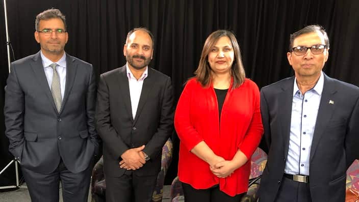 From left ( Dr Asif Gill, Dr Anis Khan, Dr Amara Atif, & Rehan Alavi).
