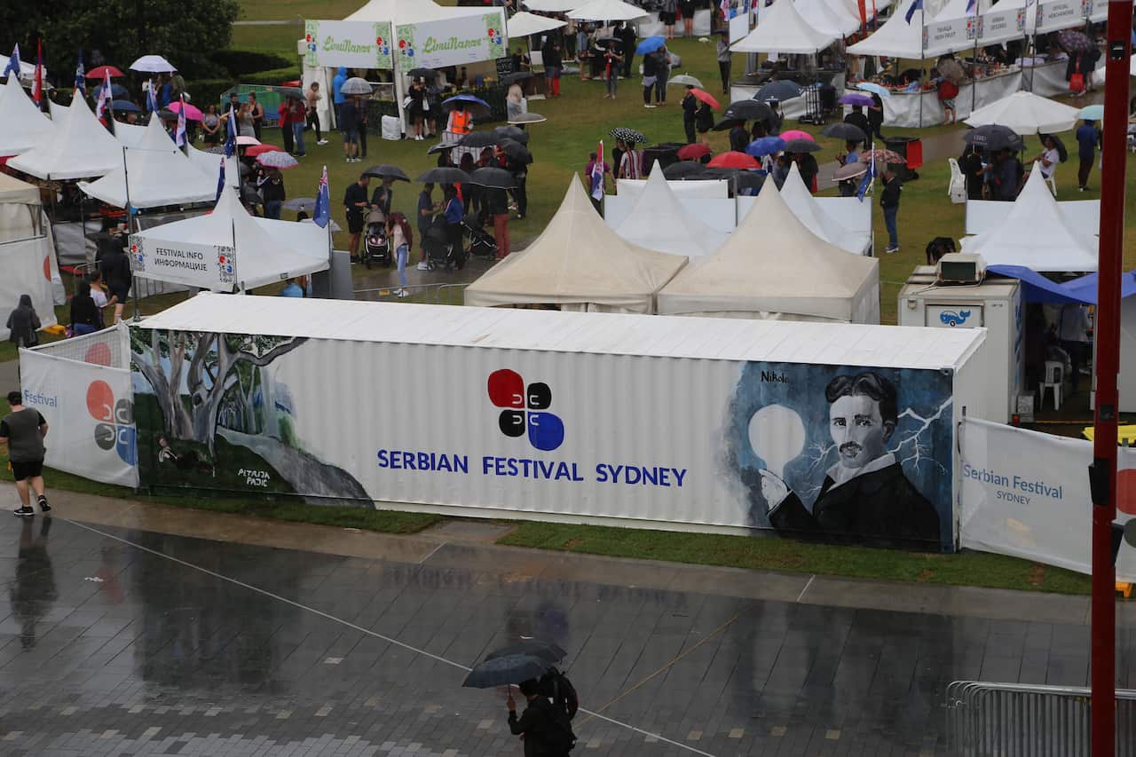 Container with Nikola Tesla