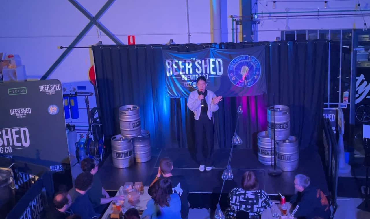 Chinese-born stand-up comedian Wandi Cao. 