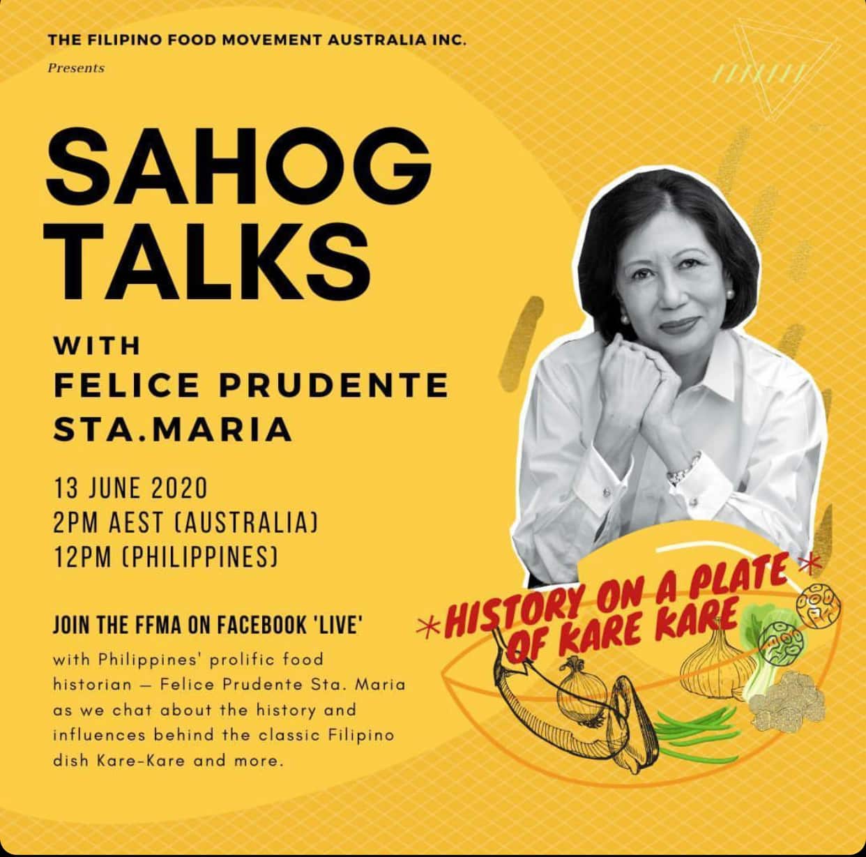 FILIPINO FOOD MOVEMENT, SAHOG TALKS, FILIPINO CUISINE