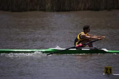 Dario Privitera in azione.