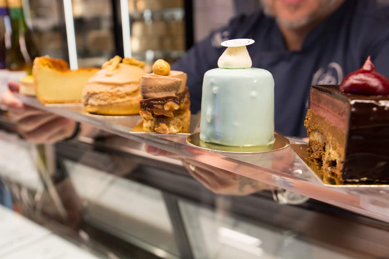 A selection of desserts at Rêverie