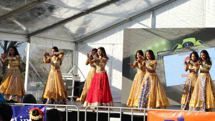 Dance performance in Diwali Mela Blacktown