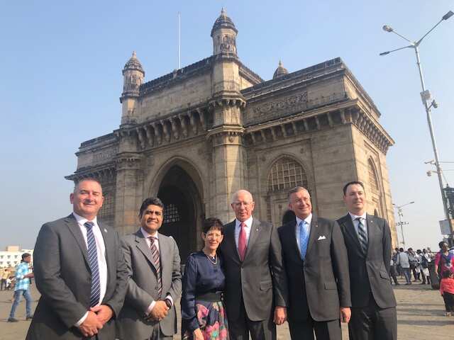 NSW Governor David Hurley in India