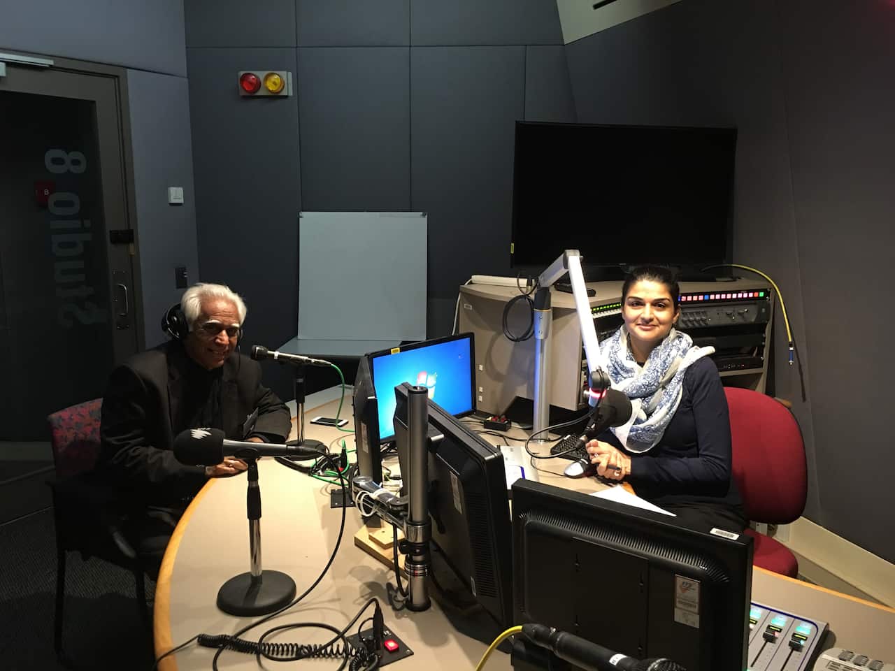 Harish Kataria with SBS Punjabi Producer Preeti McCarthy