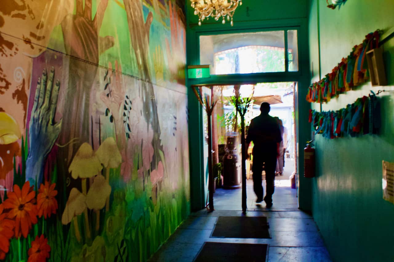 "All Colours Matter" mural painted by chilean artist Francisca Carvajal Cabrera.