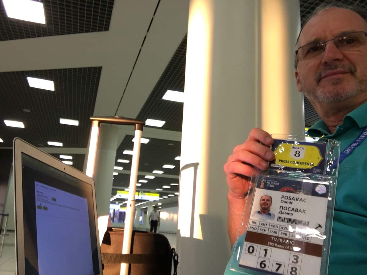 SBS Reporter Arrived to Moscow