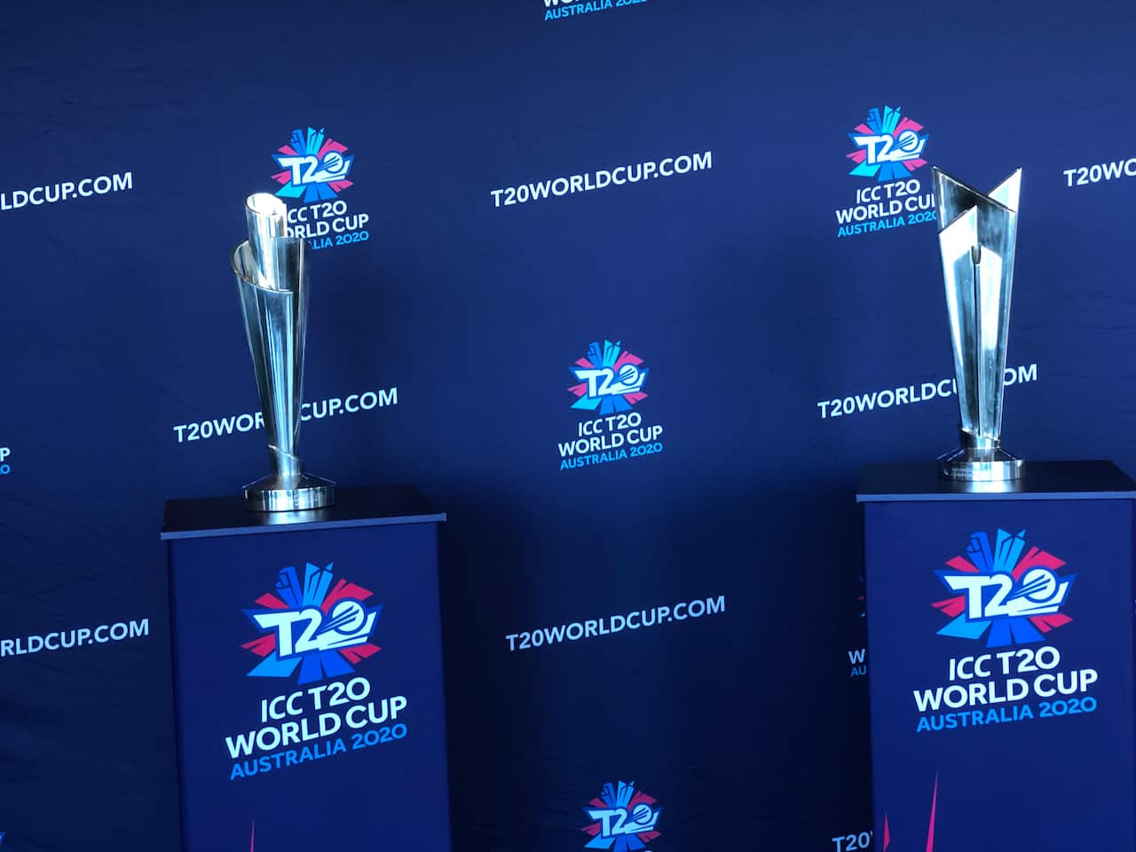 T20 World Cup trophies