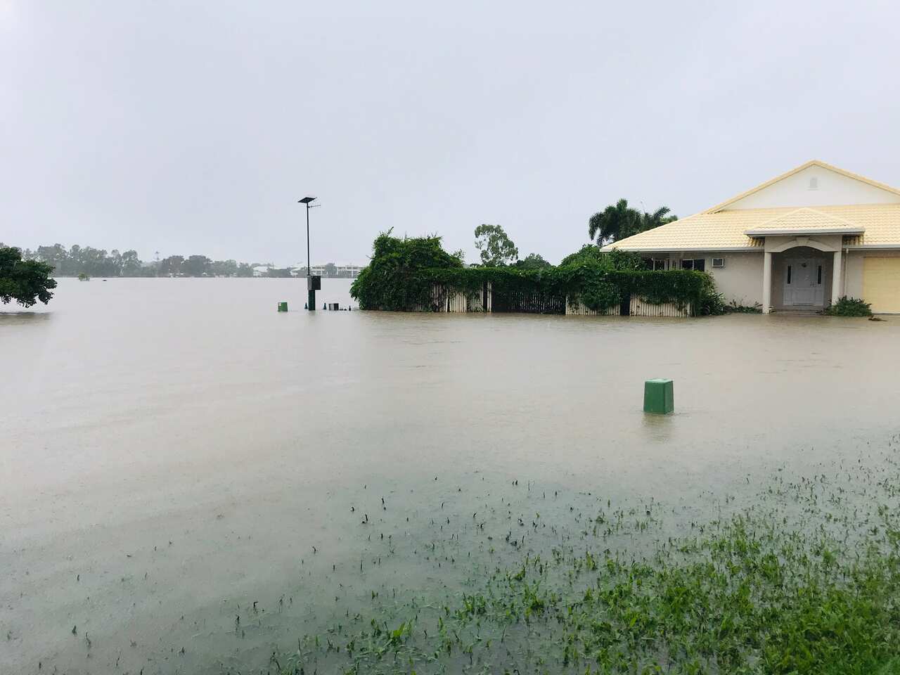 A flood affected property in Townville
