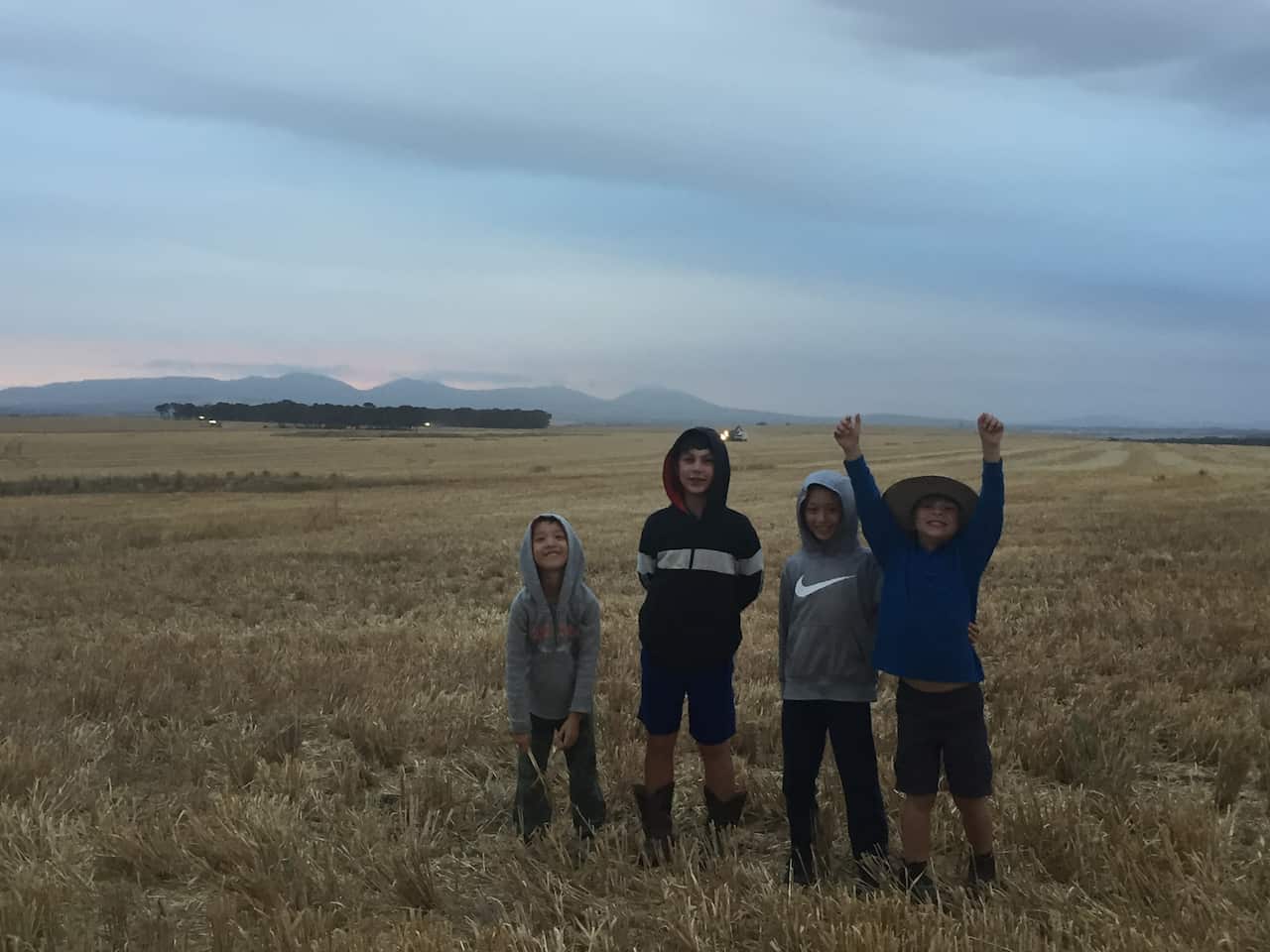 Hai cậu bé "nông dân" Jayden và Liam tại các nông trại hữu cơ