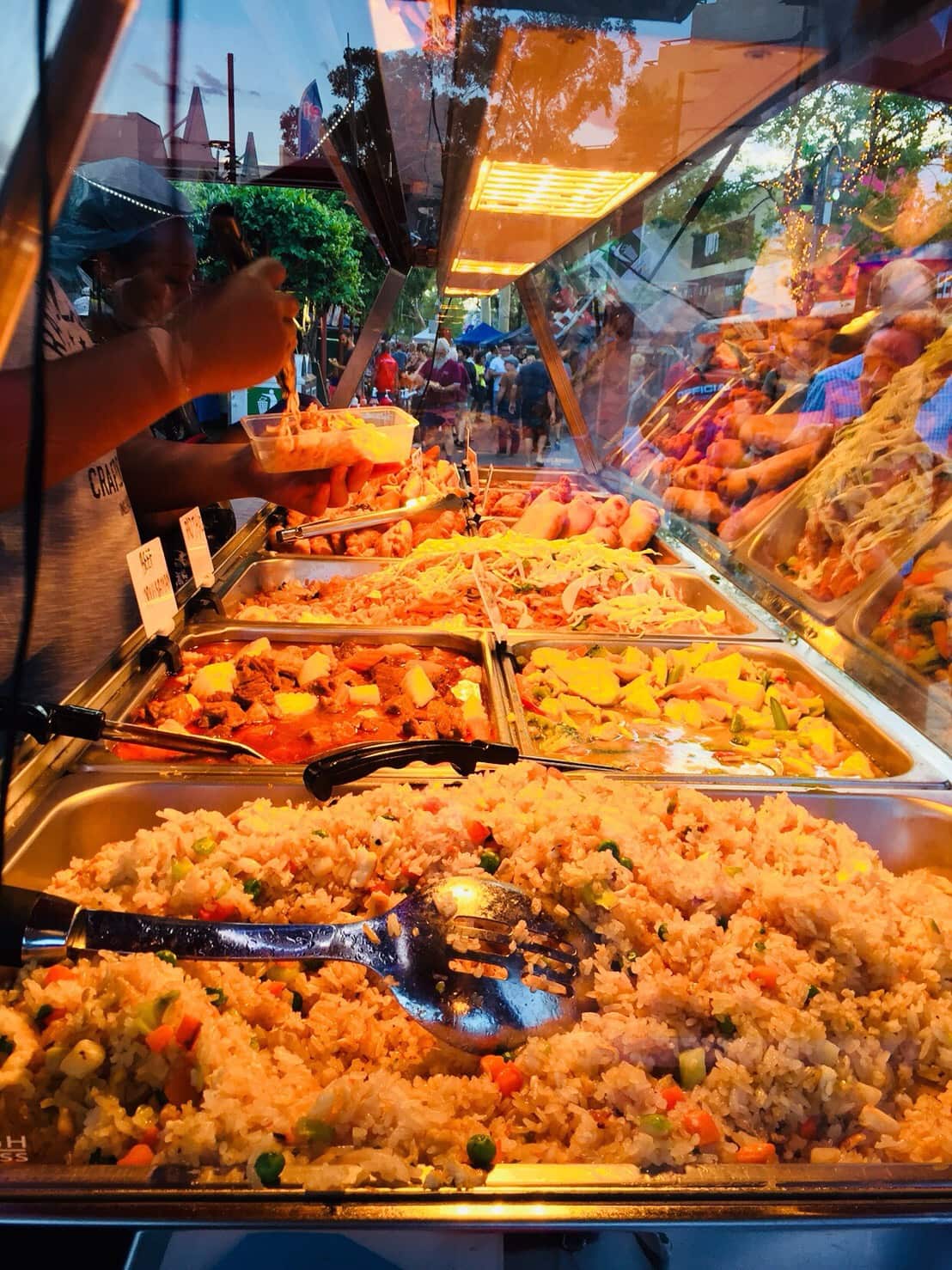 Image of food served on Sab E Lee food van