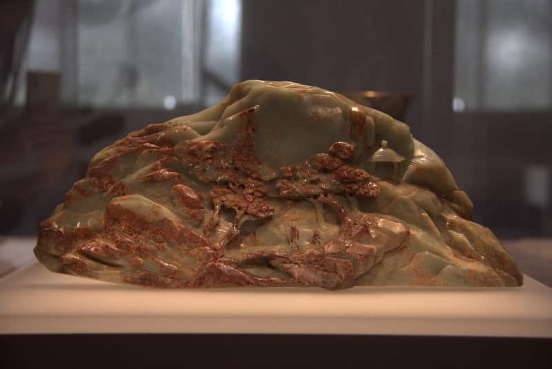 A crafted stone from National Palace Museum, Taipei