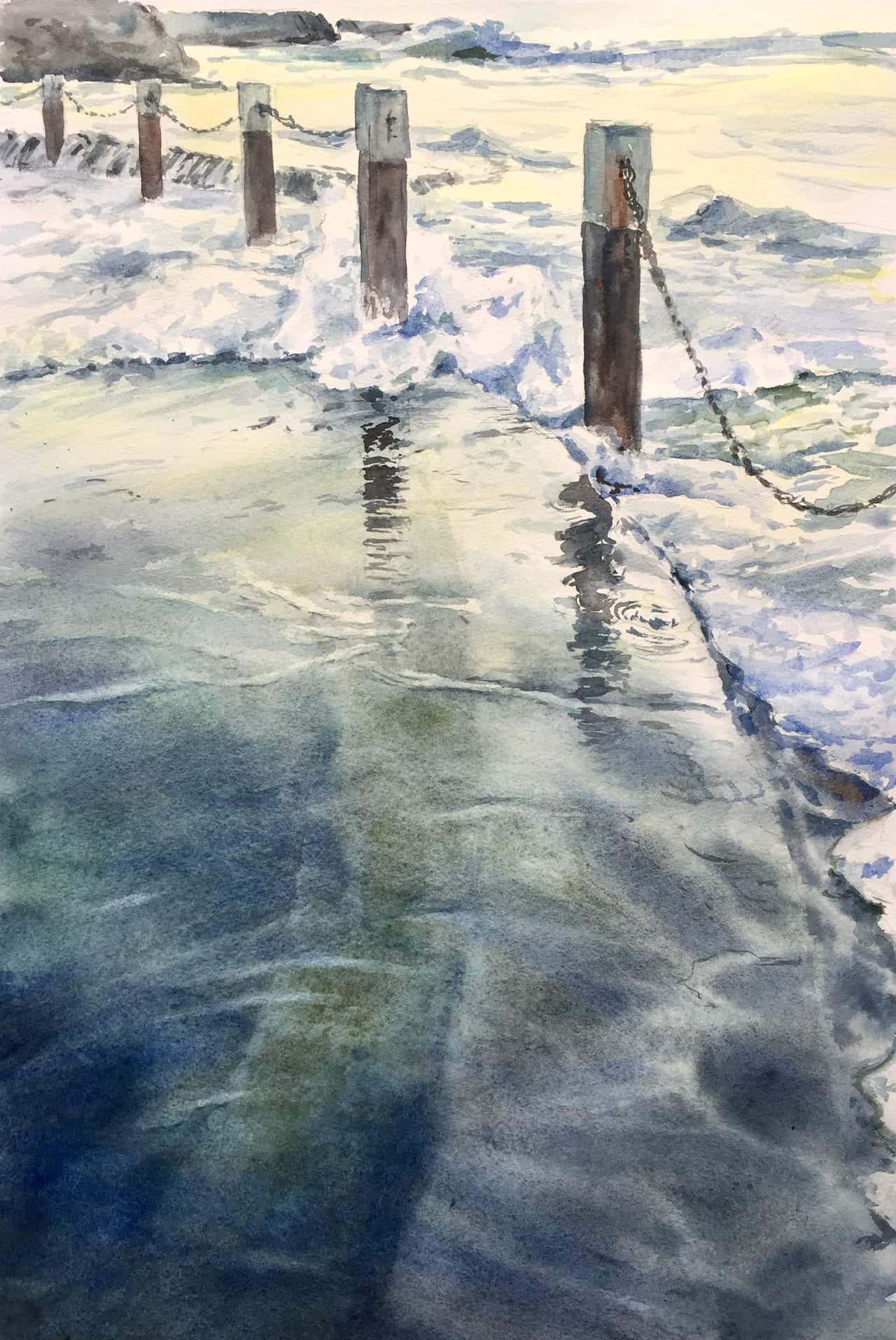 Violetta Kurbanova's watercolor painting will present Australia in Italy next year