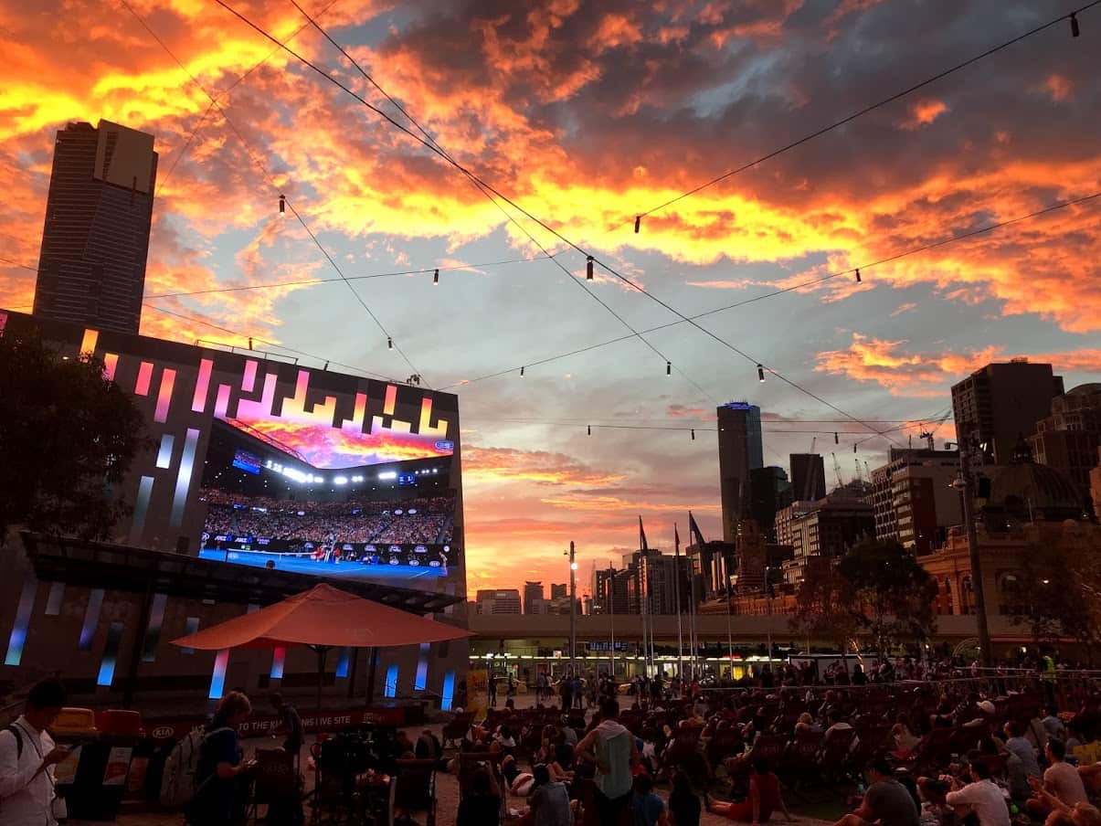 Federation Square, Melbourne, 26 January 2019
