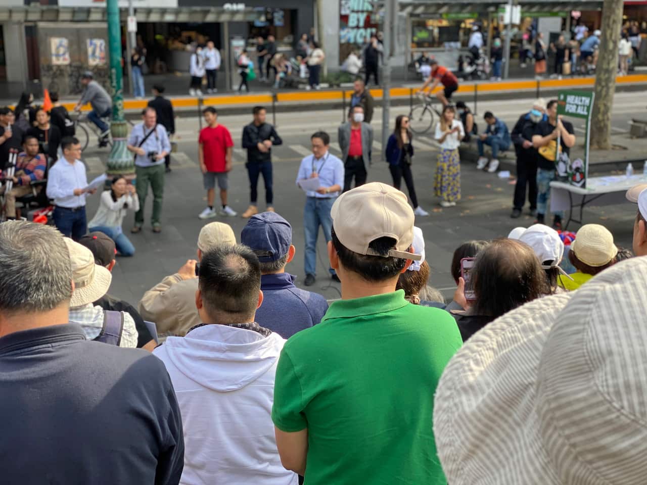 Taiwanese-Australian communities held rallies to call for including Taiwan in the next WHA