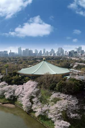 The Nippon Budokan, the spiritual home of martial arts in Japan.