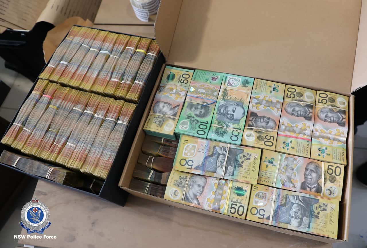 police seized more than $3 million cash and steroids