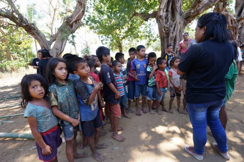 Childrean at Papua