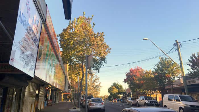 Shops along Mount Druitt road