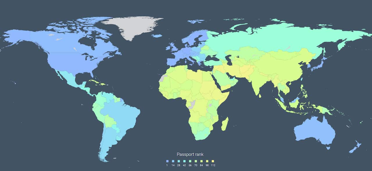Visa Restrictions Index