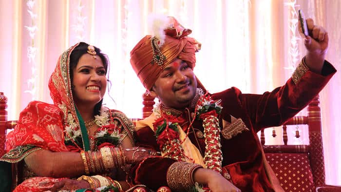 Nijeel and Agnelo’s is a love marriage. They were initially worried about their families’ reaction, but ultimately everyone came together to celebrate.