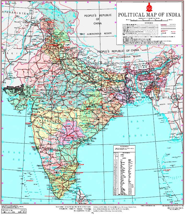 New Map of India