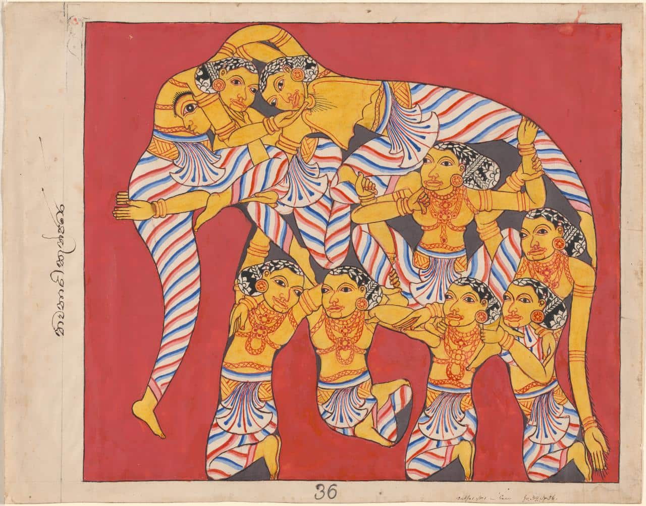 Indian artwork - circa 1880.