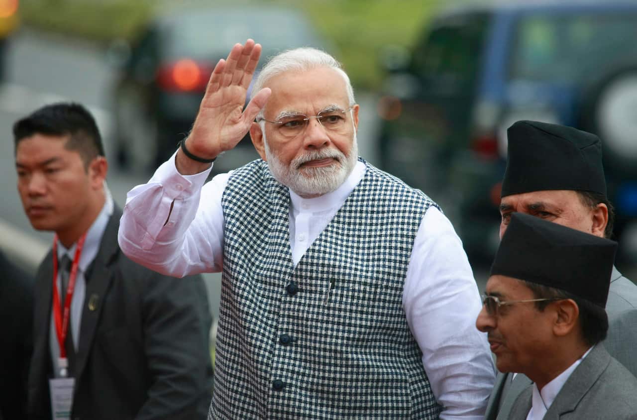 Indian Prime Minister Narendra Modi visited Nepal in 2018 for BIMSTEC