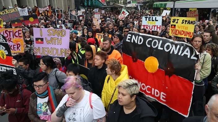 Nation-wide rallies demand answers over Kumanjayi Walker’s shooting