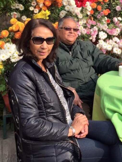 Indra Ban OAM with Durga Nath Sharma in Kathmandu.