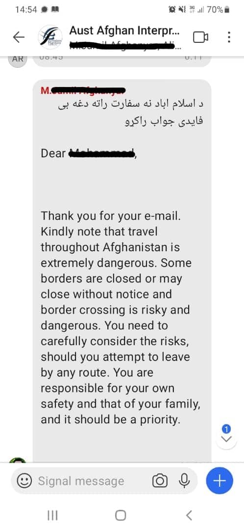 Afghan interpreters are fearing for their life in Afghanistan.