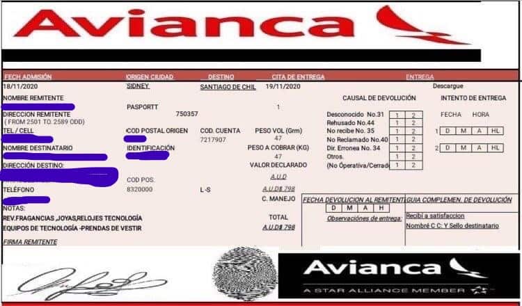 Falso comprobante de transacción estafa