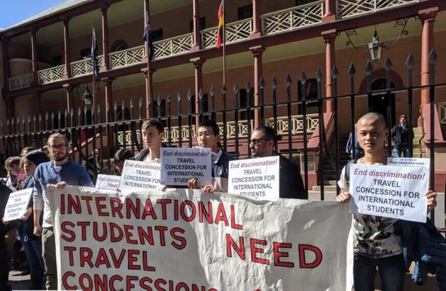 International students call for end to 'transport discrimination'