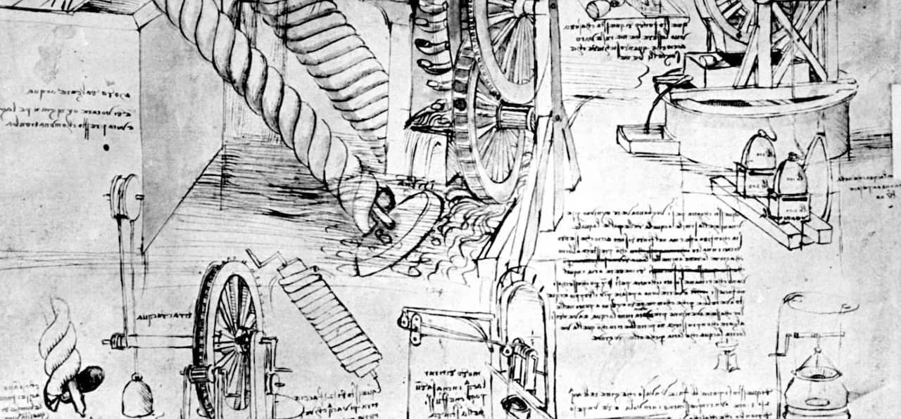 Leonardo's sketches
