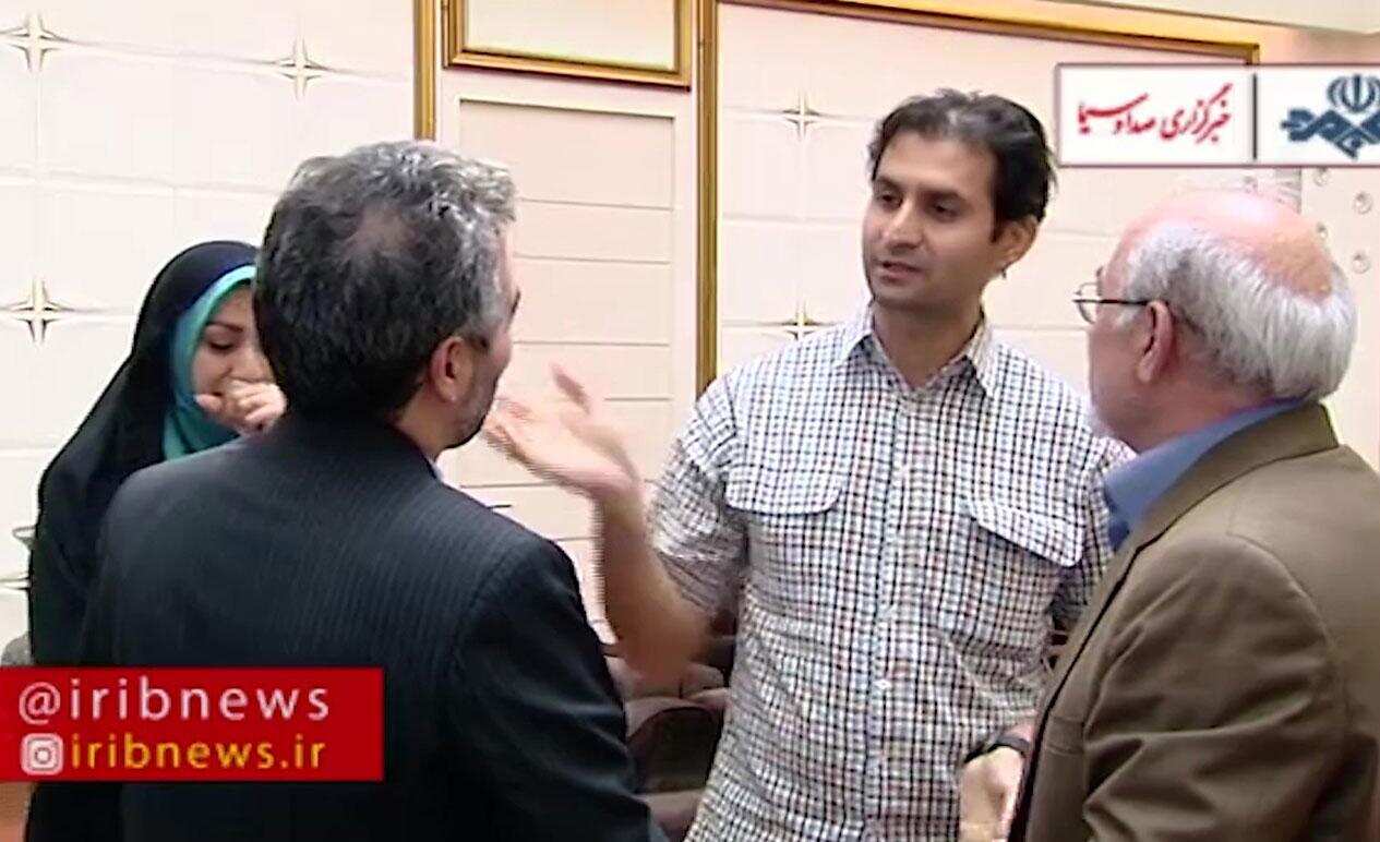 Iranian Officials meets Reza Dahbashi Kiviv after his release in Australia