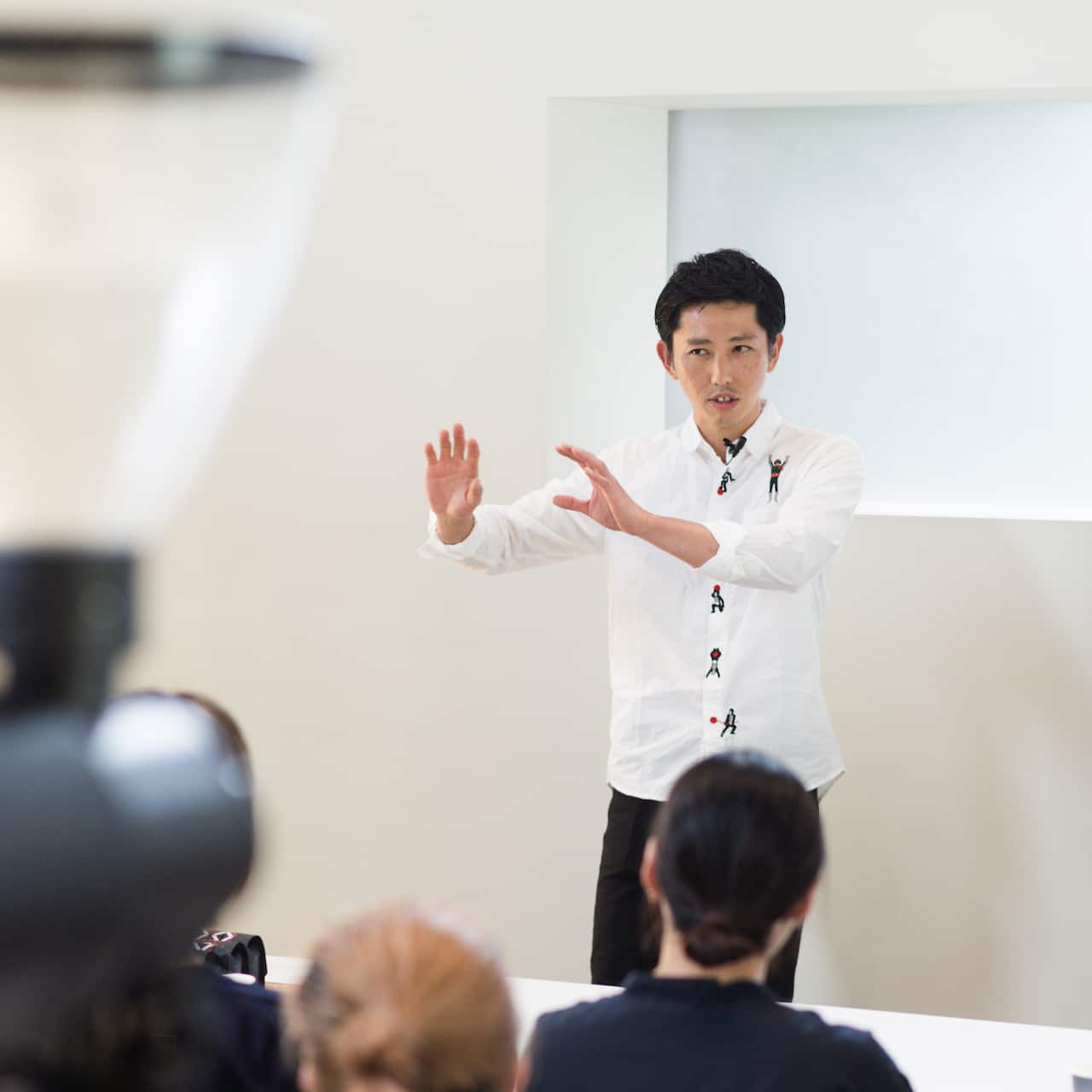 Toshiyuki Ishiwata @ a talk event in 580 (Photo supplied by Bench COFFEE