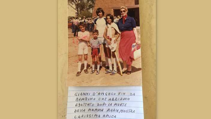Marisa El Gabaili con i figli