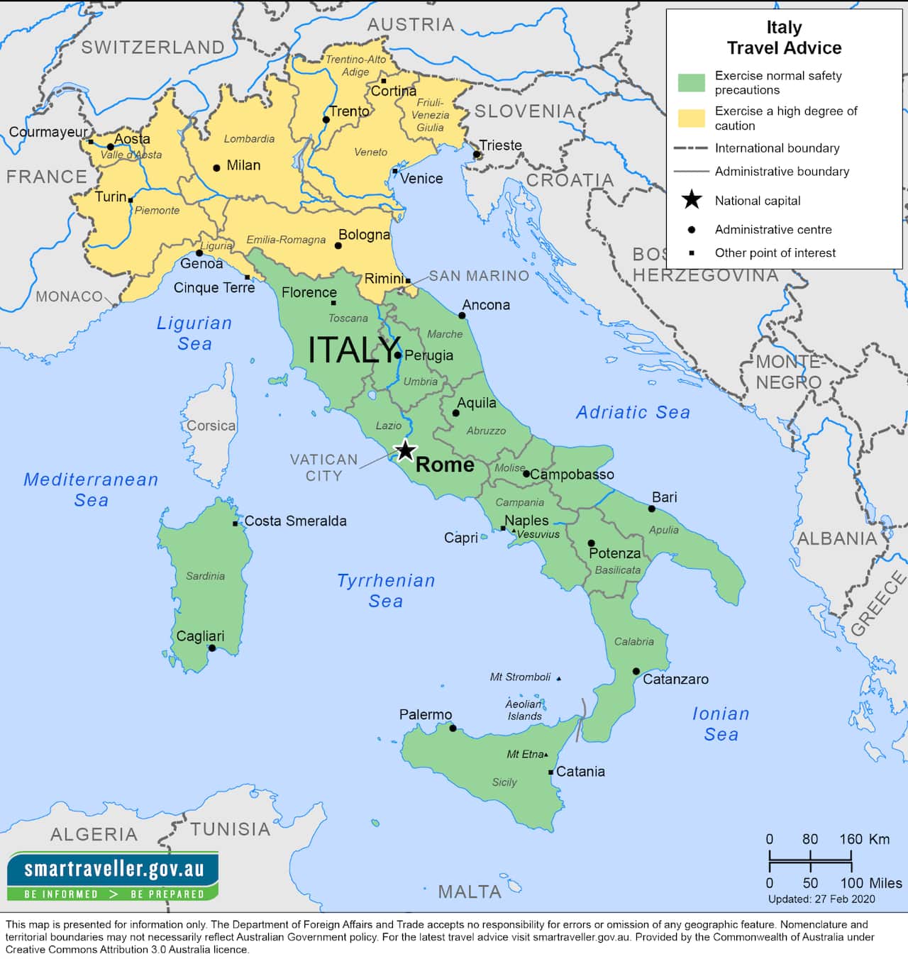 italy map coronavirus alert