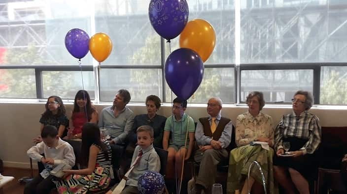 At the Ithaca House. 