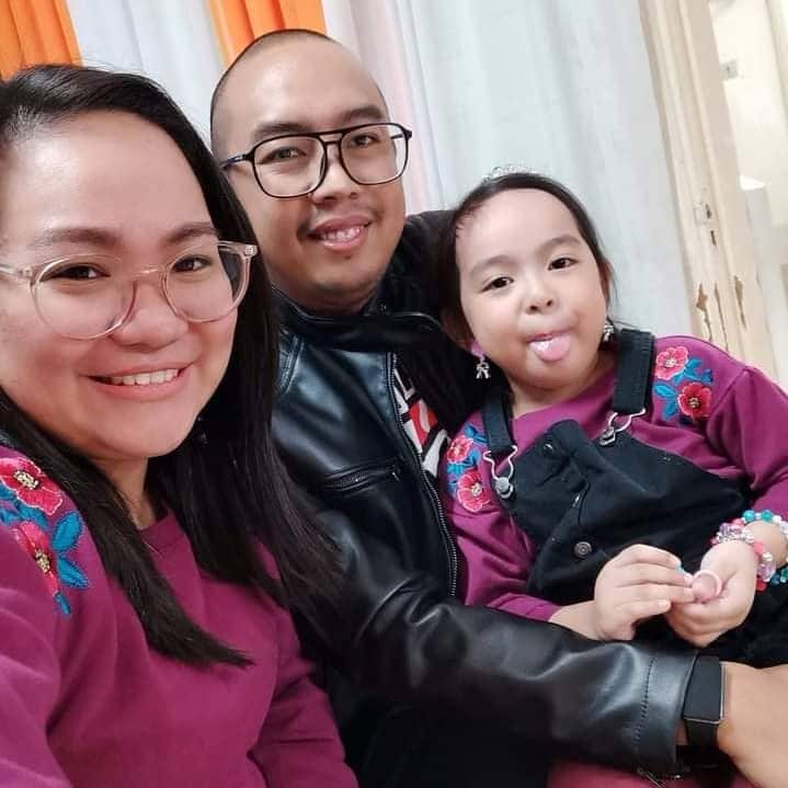 489 Visa Applicant Ivee Opada with her husband and daughter. 