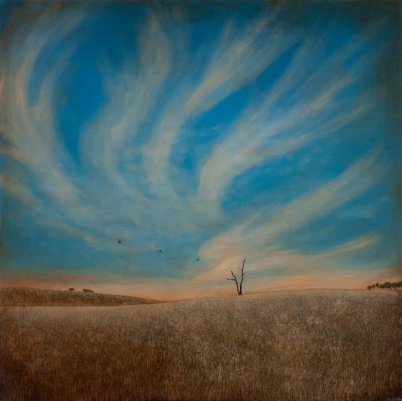 J.Benjamin - Lost children Oil on linen - 122 x 122.5cm