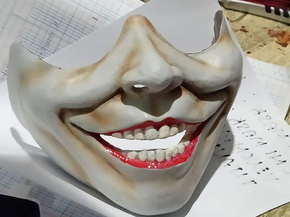 rene abelardo, scary masks, joker mask, 3d masks