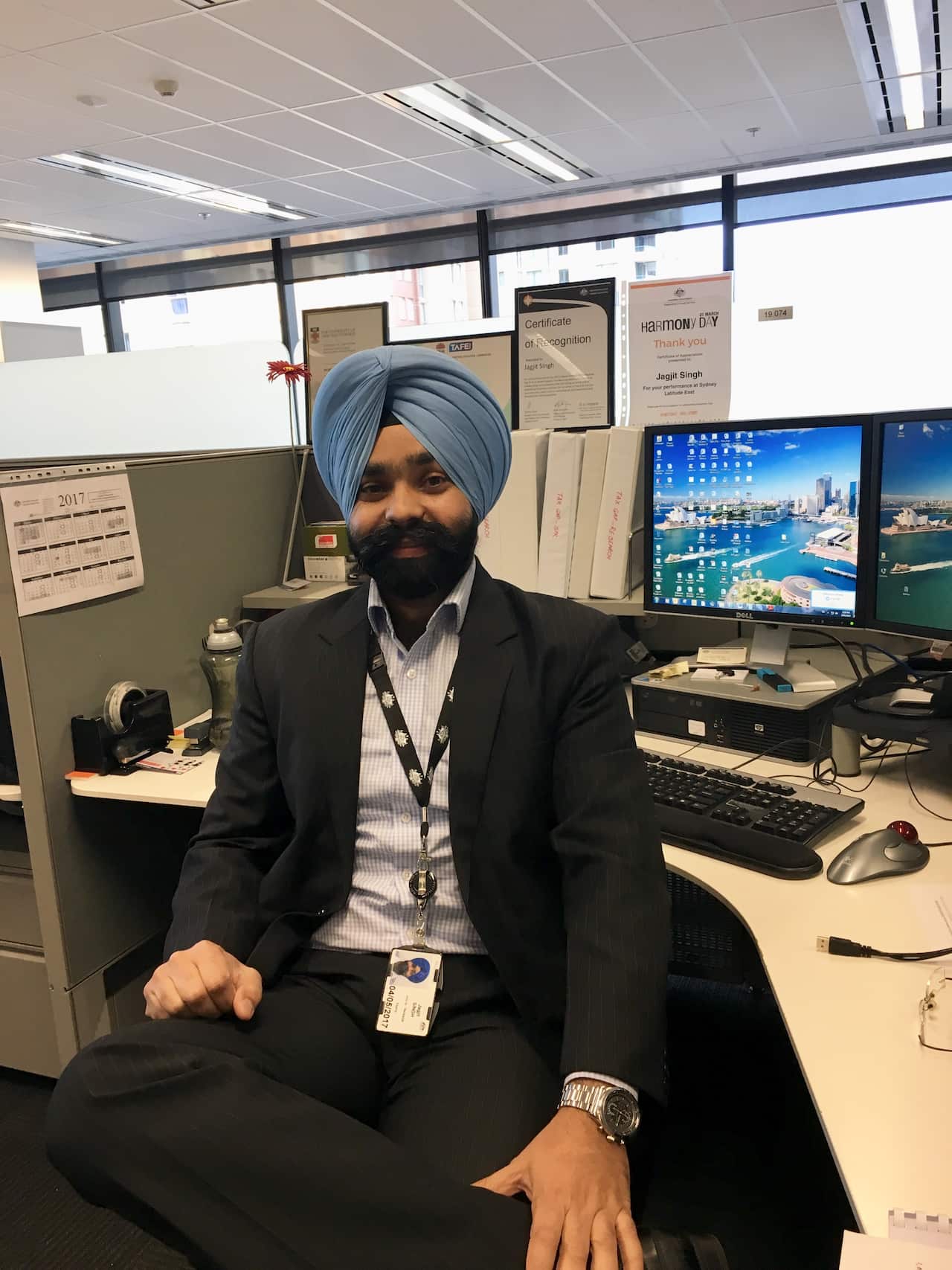 Jagjit Singh, Community Relations Manager at ATO, presenting monthly Tax Talk on SBS Punjabi