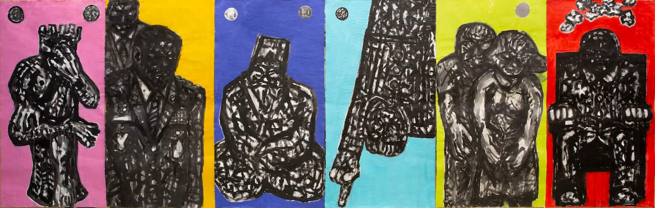 Jaedon Shin, acrylic on hanji(Korean Traditional Mulberry Paper) 2020