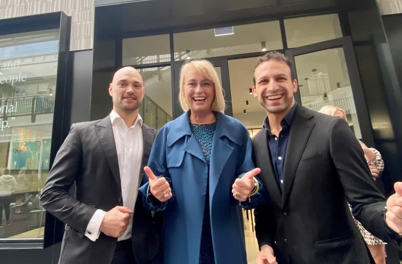 Sally Capp and Jamal Hakim