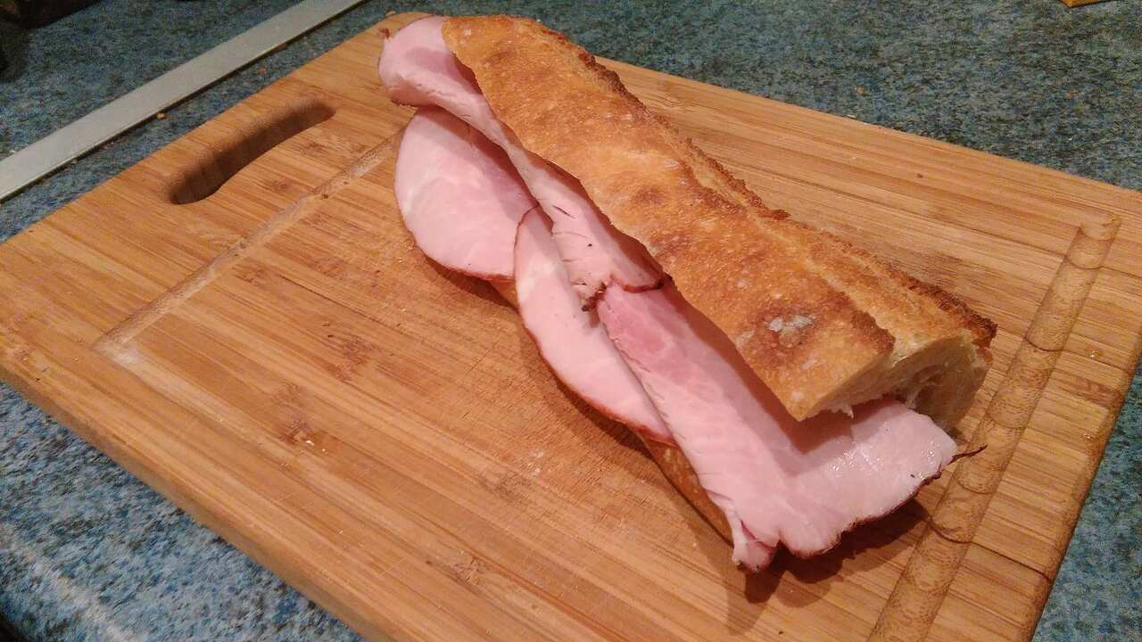 A ham sandwich