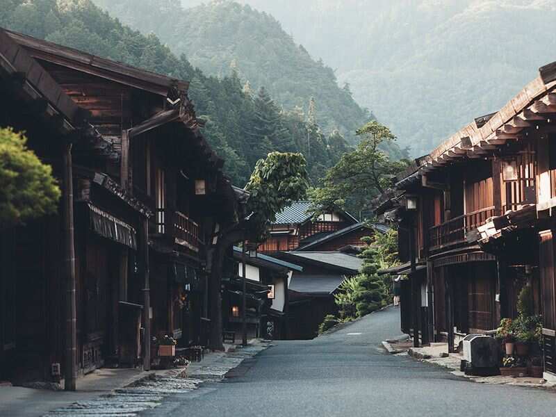 Old Japanese houses