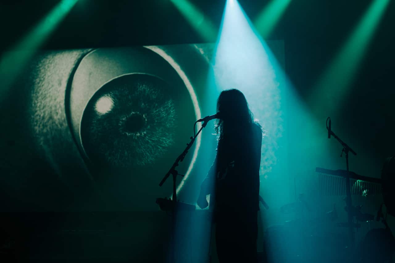 Pasco on the Robert Smith's Meltdown stage.