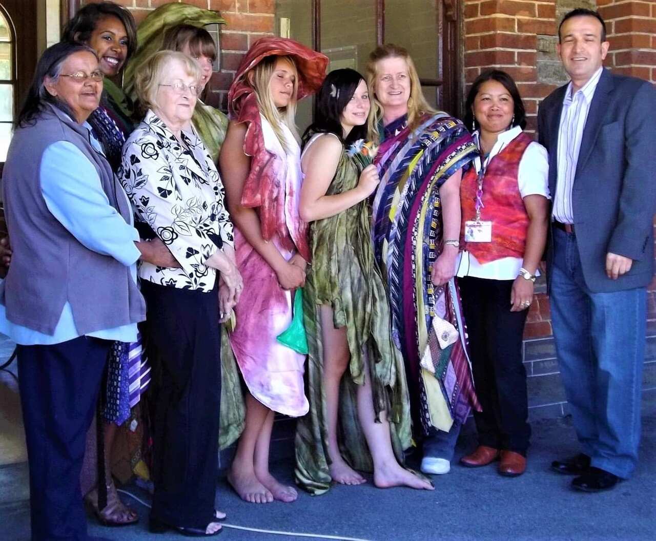 kuhang larawan sa ginawang fashion show exhibition ng mga Aboriginal sa South Australia